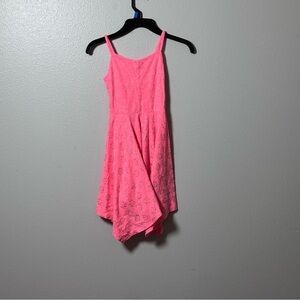 Cherokee Girls Kids Pink Floral Summer Print‎ Dress Size XS (4-5).